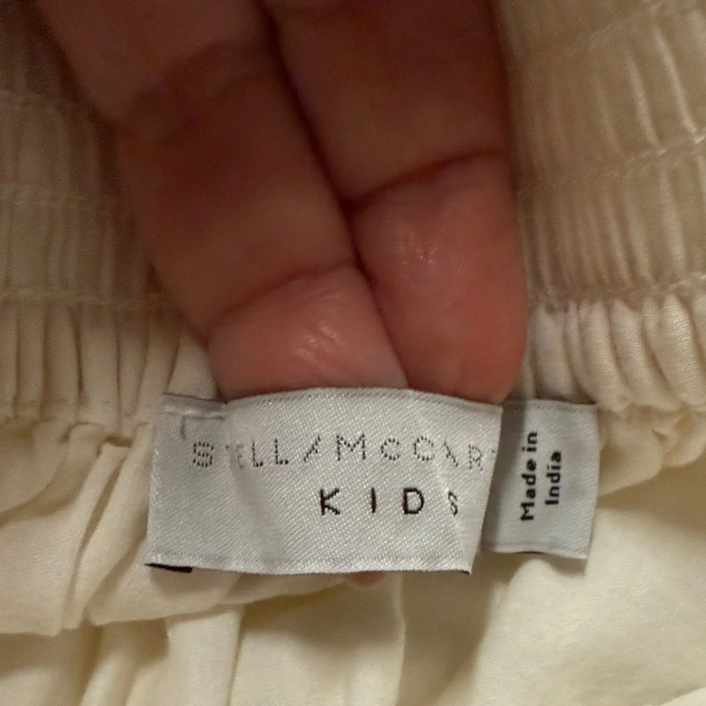 Stella McCartney kids, Elegant Cream Embroidered Skirt